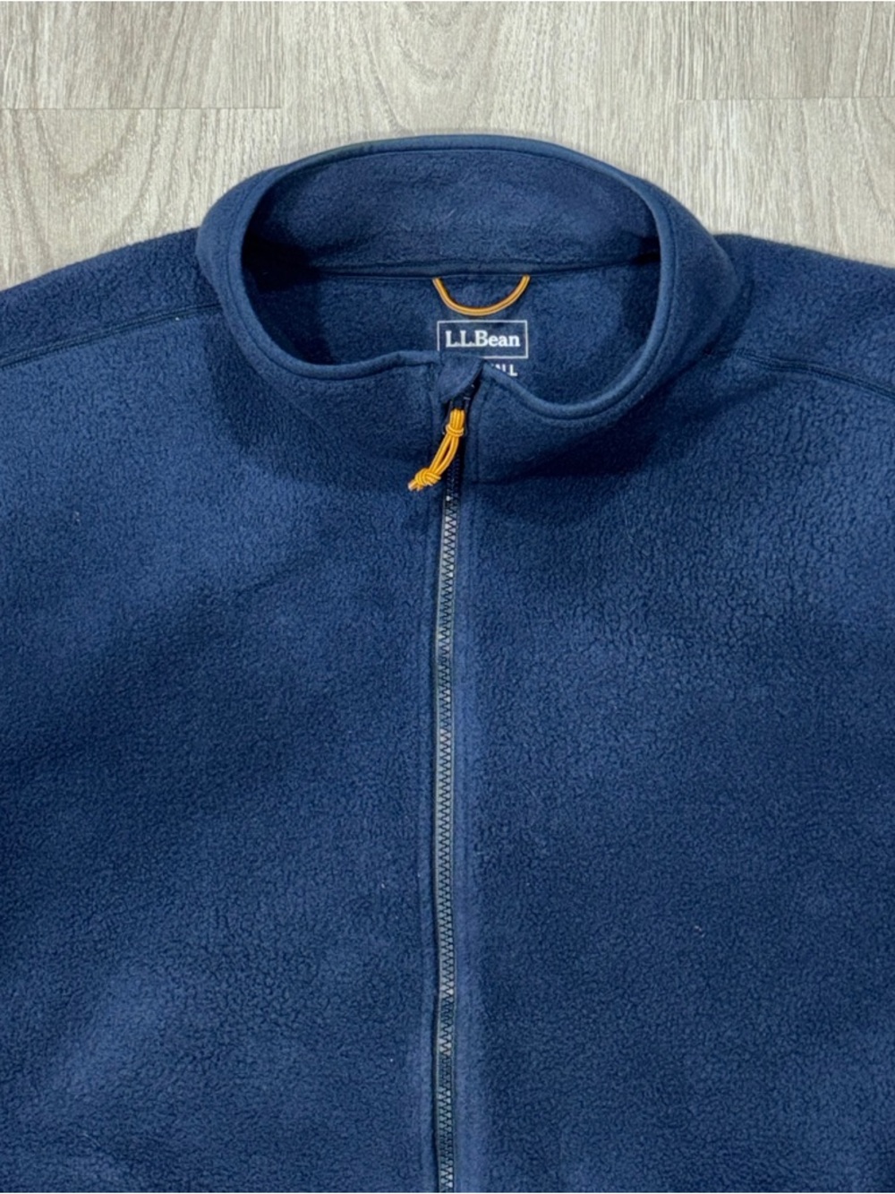 LL Bean Fleece Jacket Mens XXXL Tall Navy Blue Full Zip Outdoor
Casual Classic
